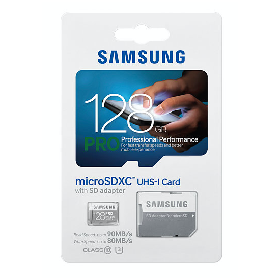 Carte SD 128Gb Class 10 U3