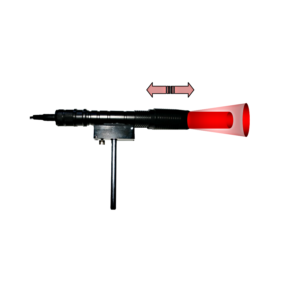 Torche laser rouge réglable Torche laser rouge réglable